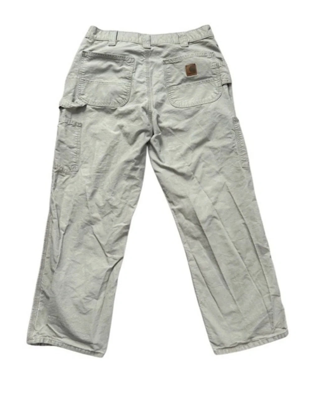 CARHARTT Tan 100% Cotton Straight Leg Dungaree Fit Pants